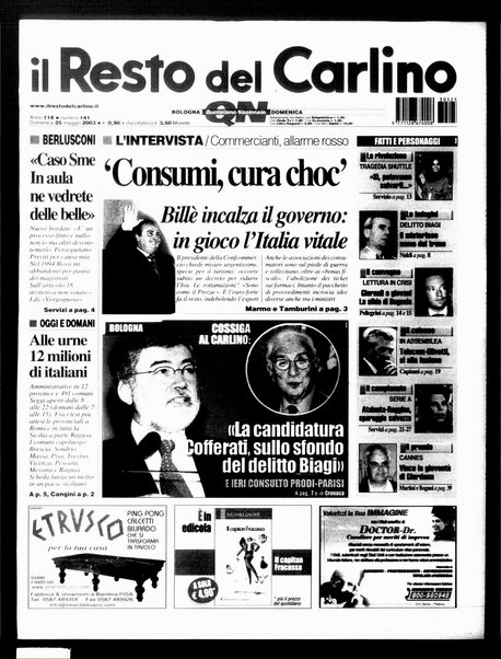 Il Resto del Carlino : giornale dell'Emilia